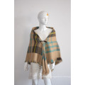 China Factory Classic Check Style en gros Tissus 100% en acrylique Pashmina